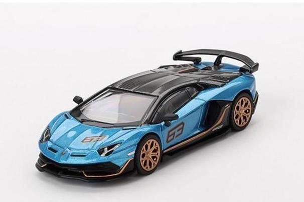 1:64 LAMBORGHINI Aventador SVJ 63, blue / black - MGT00784