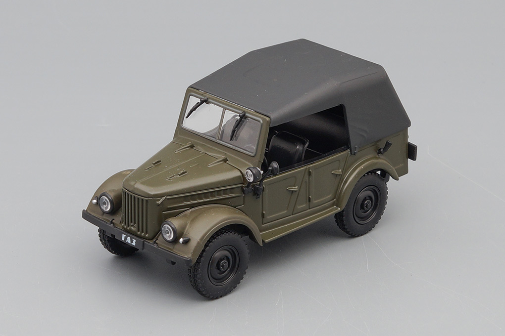 1:43 ГАЗ 69А, Автолегенды СССР 59, хаки - AL059-X11