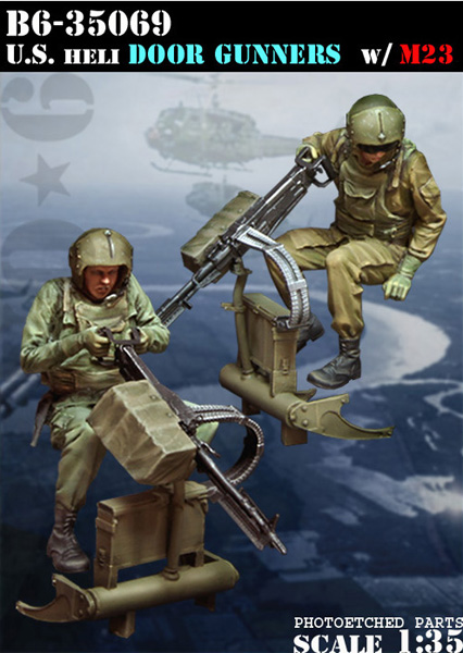 1:35 U.S. Heli Door Gunners w/M23 / Американские вертолетные пулеметчики c M23 - B6-35069