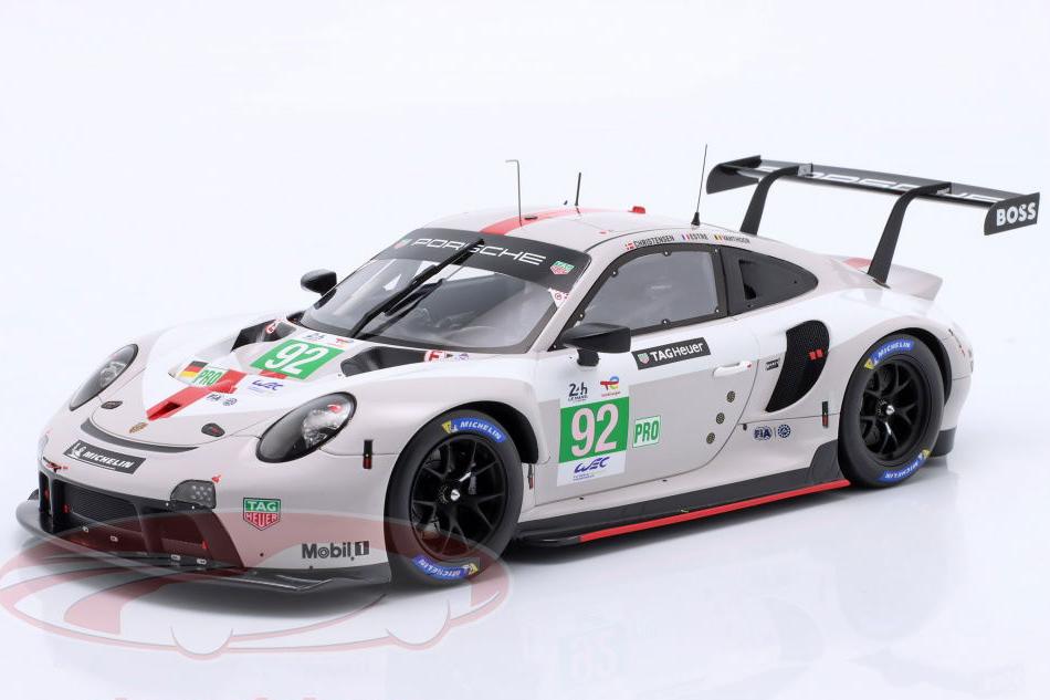 1:18 PORSCHE 911 RSR-19 №92 24h LeMans Michael Christensen, Kévin Estre, Laurens Vanthoor (2022) - 18S819