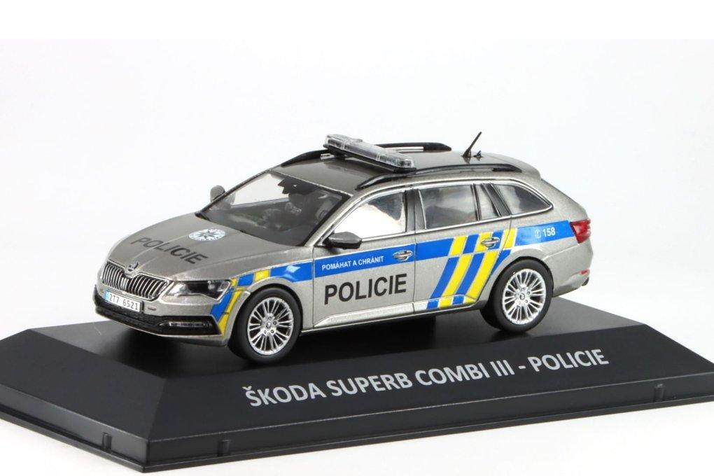 1:43 SKODA Superb Combi III - Police - DEKALEJDOSKOP117