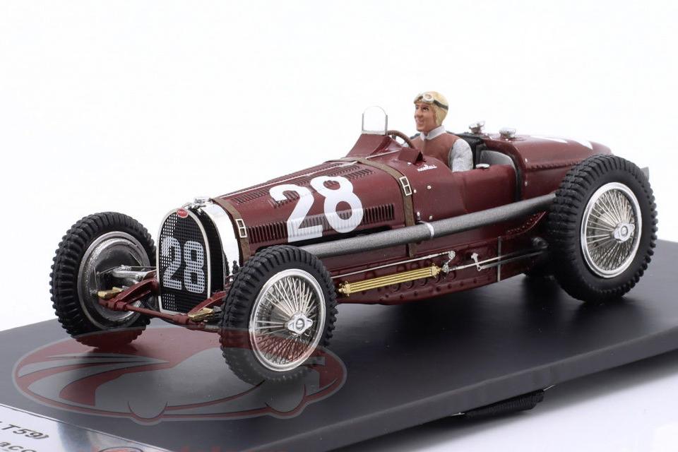 1:43 BUGATTI T59 №28 Monaco GP Tazio Nuvolari (1934) - 143106/28M