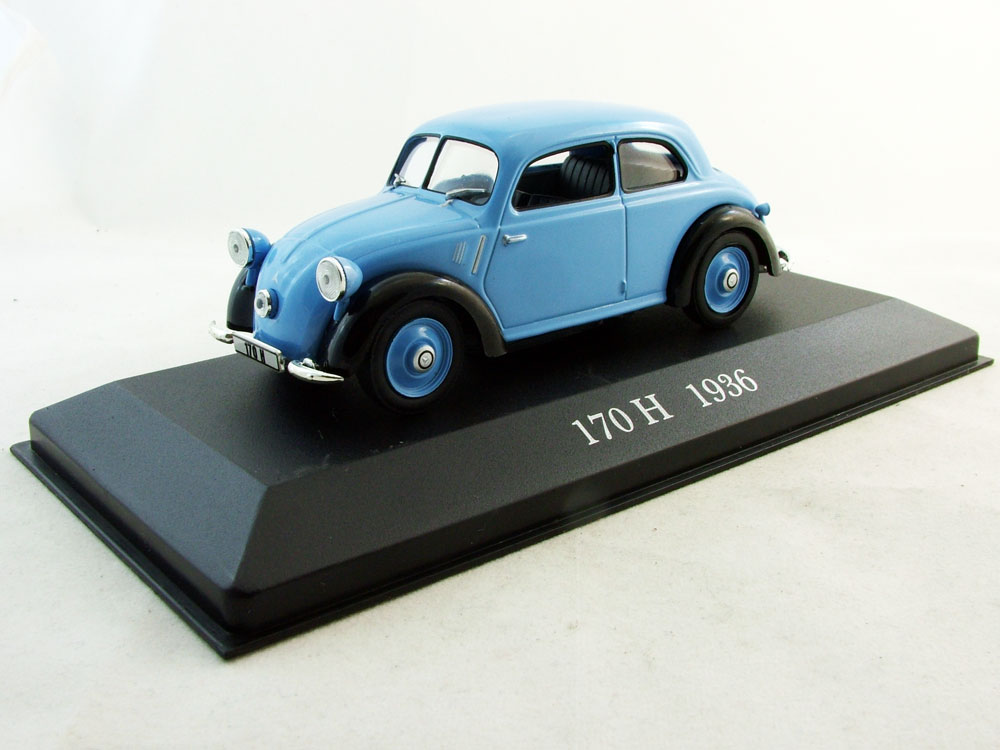 MERCEDES-BENZ 170 H (1936), Mercedes-Benz Offizielle Modell-Sammlung 29, голубой - MB029