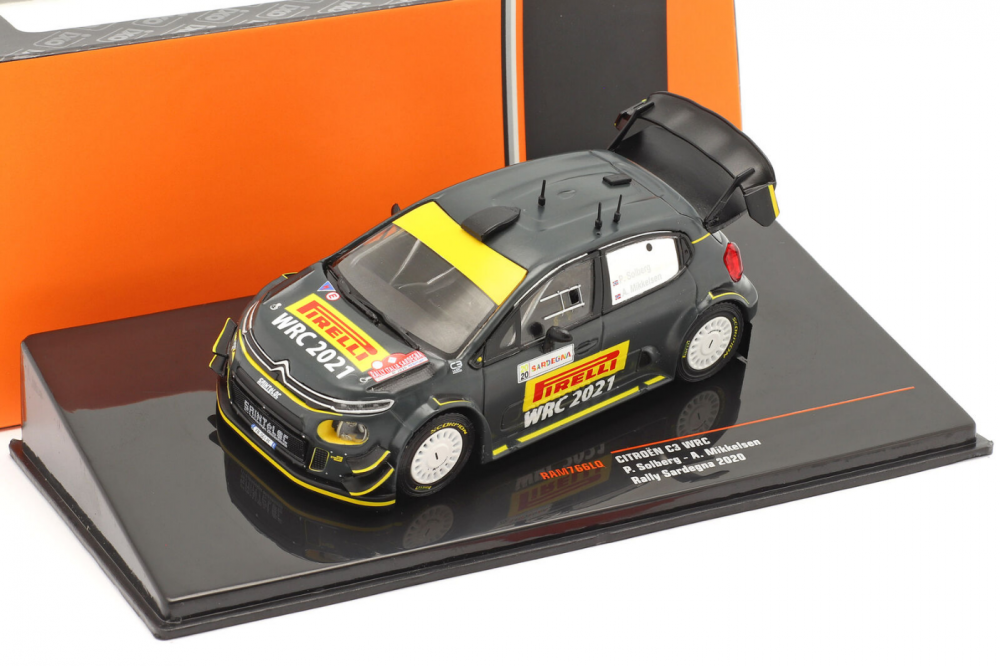 1:43 CITROEN C3 WRC Solberg - Mikkelsen Rally Sardinien 2020 - RAM766