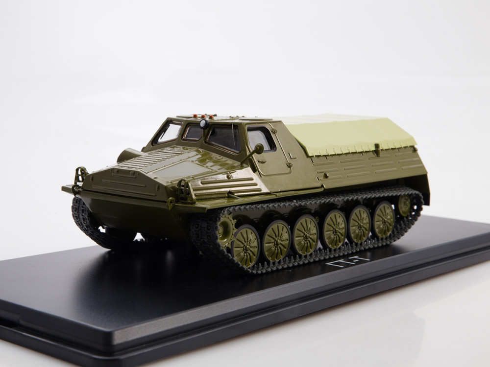 1:43 Гусеничный транспортёр-тягач ГТ-Т, хаки - SSM3040