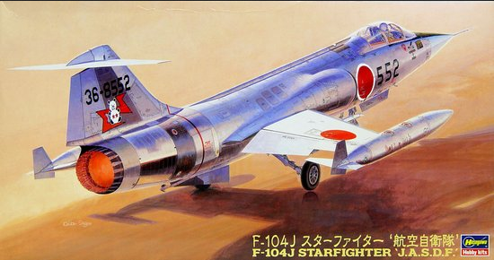 1:48 Сборная модель Самолет F-104J STARFIGHTER J.A.S.D.F. - 07218