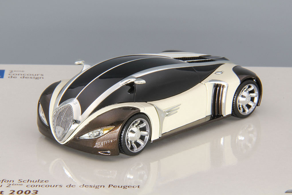 1:43 PEUGEOT 4002 Coffret, white / black - 472705