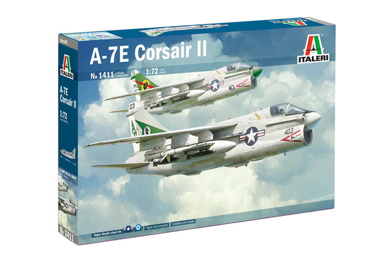 1:72 Сборная модель Американский штурмовик Ling-Temco-Vought A-7E Corsair II - 1411