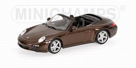 1:43 PORSCHE 911 CARRERA CABRIOLET 2008, brown metallic - 400066430