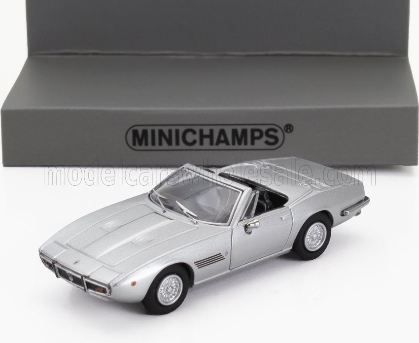 1:87 MASERATI Ghibli Spider Cabriolet Open (1969), silver - 870123030