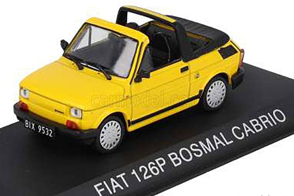 1:43 POLSKI FIAT 126P Bosmal Cabriolet (1987), yellow - FIA3