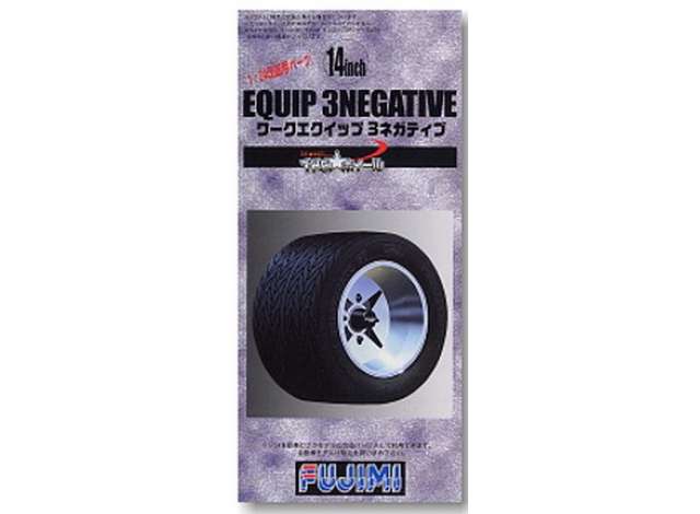1:24 Сборная модель 14inch Equip 3 Negative Wheels and Tires set of 4 - 193168