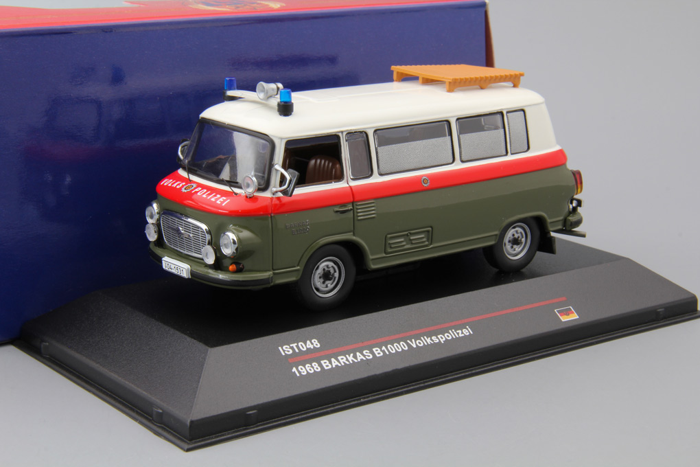 1:43 BARKAS B1000 Volkspolizei (1968), white / red / green - IST048