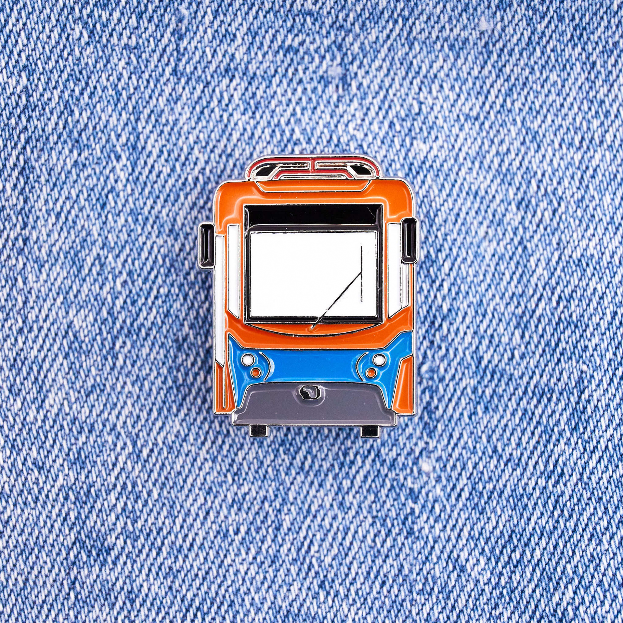 Значок '71-407', оранжевый - TAG050