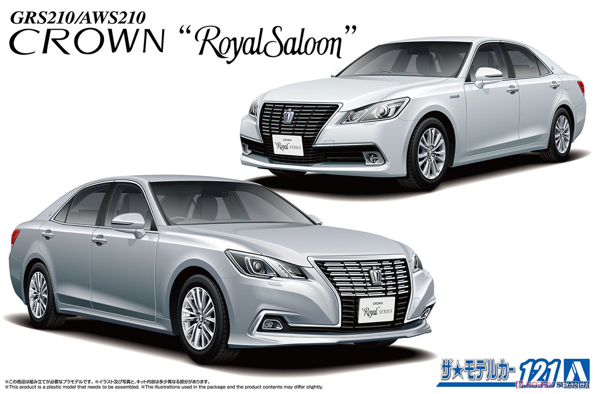 1:24 Сборная модель Toyota Crown GRS210/AWS210 RoyalSaloon '15 - 06824