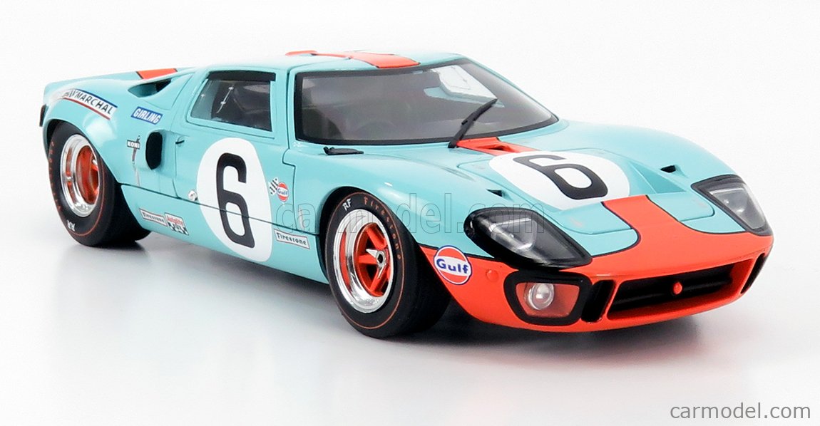 1:18 FORD GT40 4.9L V8 Team JW Automotive engineering №6 Winner 24h Le Mans Jacky Ickx - Jackie Oliver (1969) - S1803003
