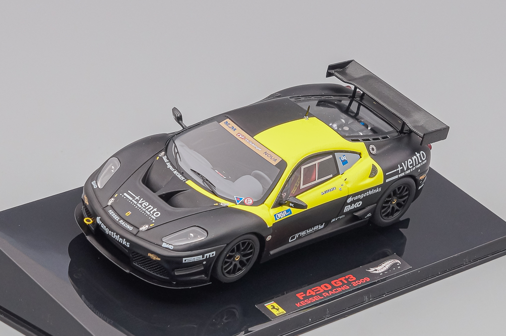 1:43 FERRARI F430 GT3 Kessel Racing (2009), black / yellow - V6683-X1