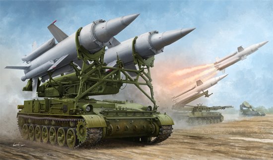 1:35 Сборная модель Российский зенитно-ракетный комплекс 2К11А 'Круг-А' - 09523