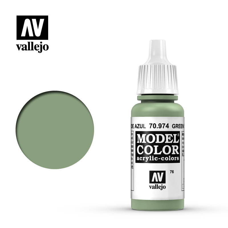 Краска акриловая `Model Color` Зеленоватый небесный / Green Sky - 70974