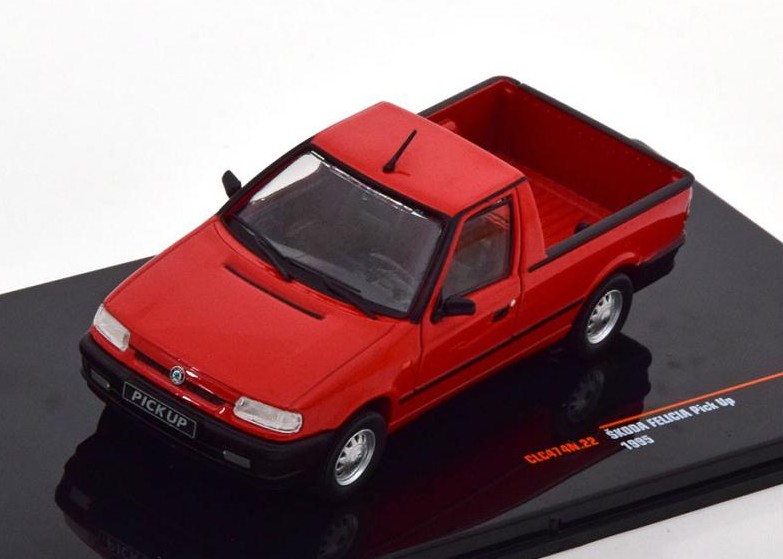 1:43 SKODA Felicia Pick-up (1995), red - CLC474
