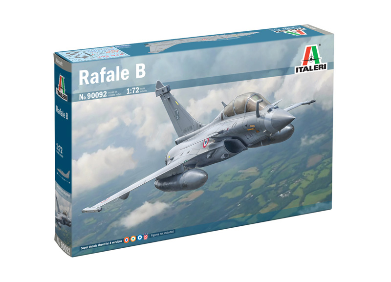 1:72 Сборная модель DASSAULT AVIATION Rafale B Military Airplane Marine Nationale (1999) - 90092ИТ