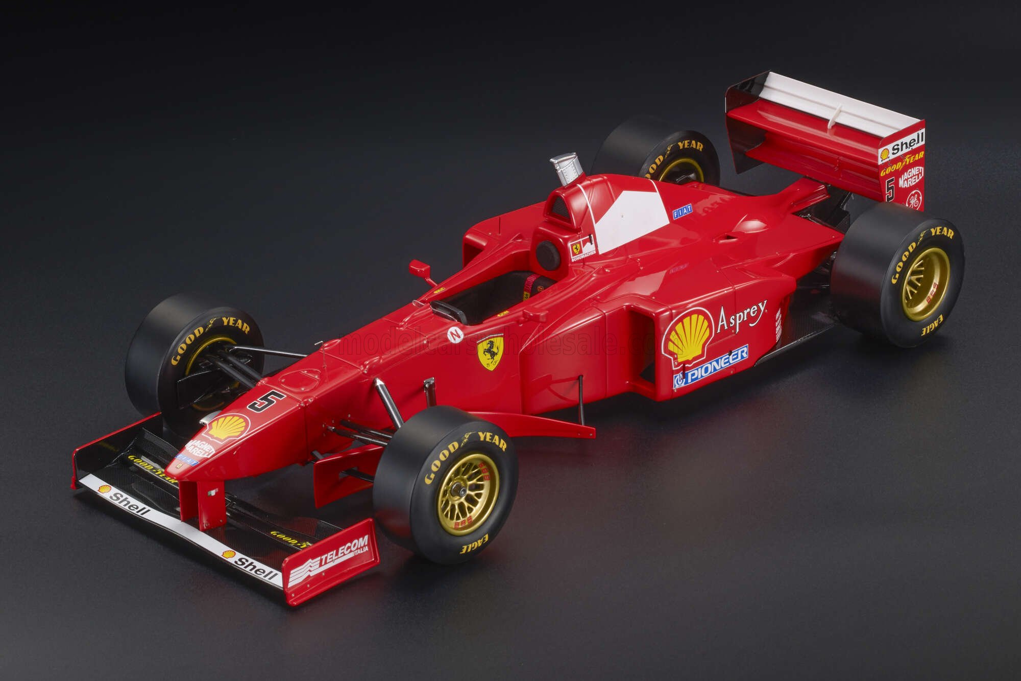 1:12 FERRARI F1 F310b Team Scuderia Ferrari №5 Winner Japan Gp (1997) Michael Schumacher, Red White - GP12-25C