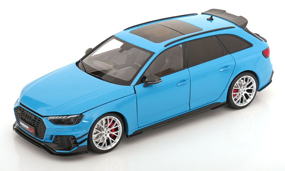 1:18 AUDI RS4 Avant B9 Darwin Pro, light blue-metallic - KLW002303