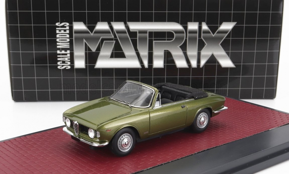 1:43 ALFA ROMEO Giulia Gtc Cabriolet Open (1964), Green Met - MX40102-133