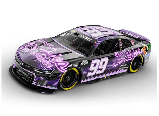 1:24 CHEVROLET Camaro #99 Daniel Suarez *Tootsies*, purple 2024 - C992423TOSDZ