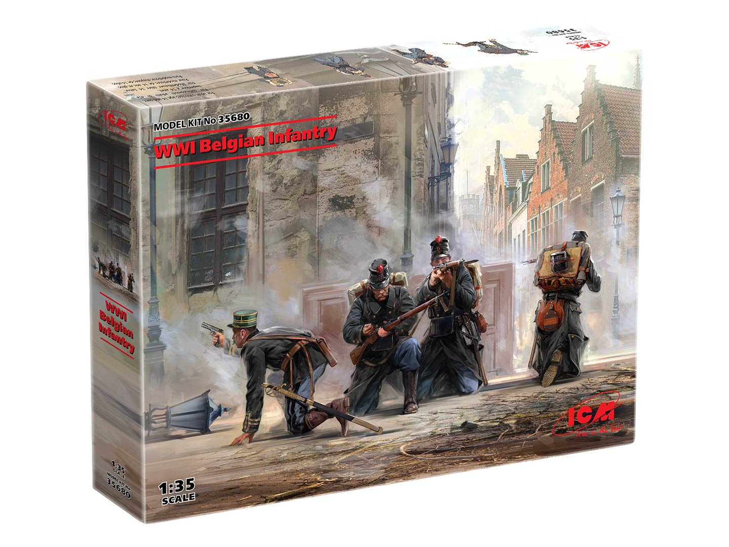 1:35 Сборная модель Фигуры, Пехота Бельгии IМВ - 35680