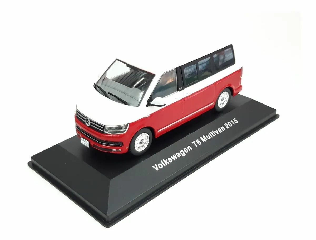 1:43 VOLKSWAGEN T6 Multivan (2015), red/white - VW-71