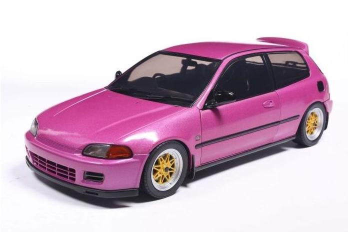 1:18 HONDA Civic (EG6) (1991), pink metallic - S1810409