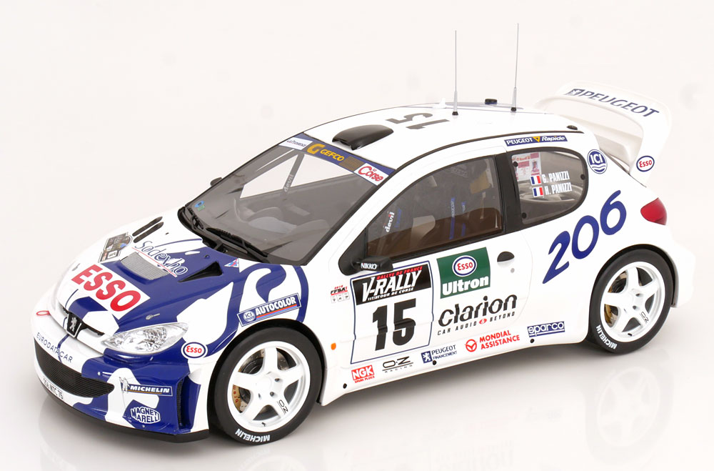 1:12 PEUGEOT 206 WRC No 15  Tour de Corse, Panizzi/Panizzi (1999) - G081