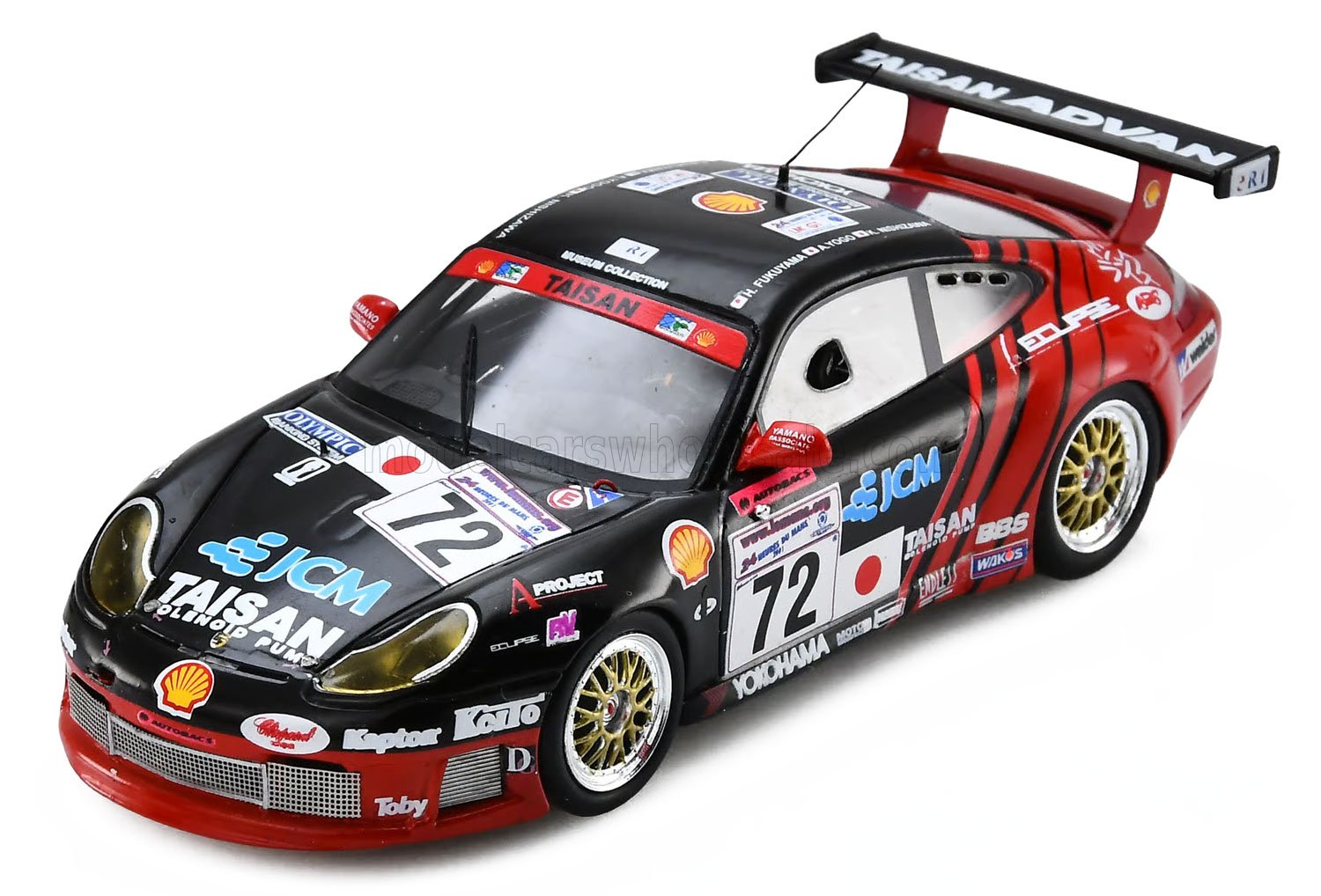 1:43 PORSCHE 911 996 GT3-RS Team Taisan Advan №72 24h Le Mans (2001) Hideo Fukuyama - Atsushi Yogo - Kazuyuki Nishizawa - S9948