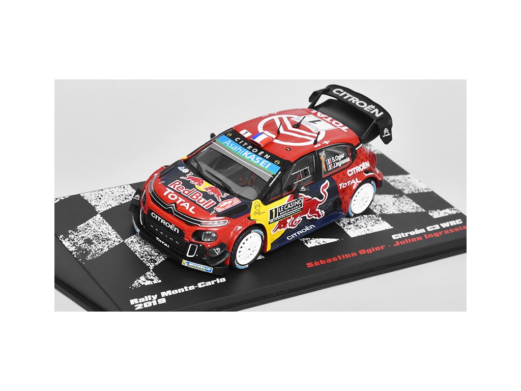 1:43 CITROEN C3 WRC Rallye Monte Carlo 2019, RALLYE Zavodni Automobily 6 - DEAZAV6