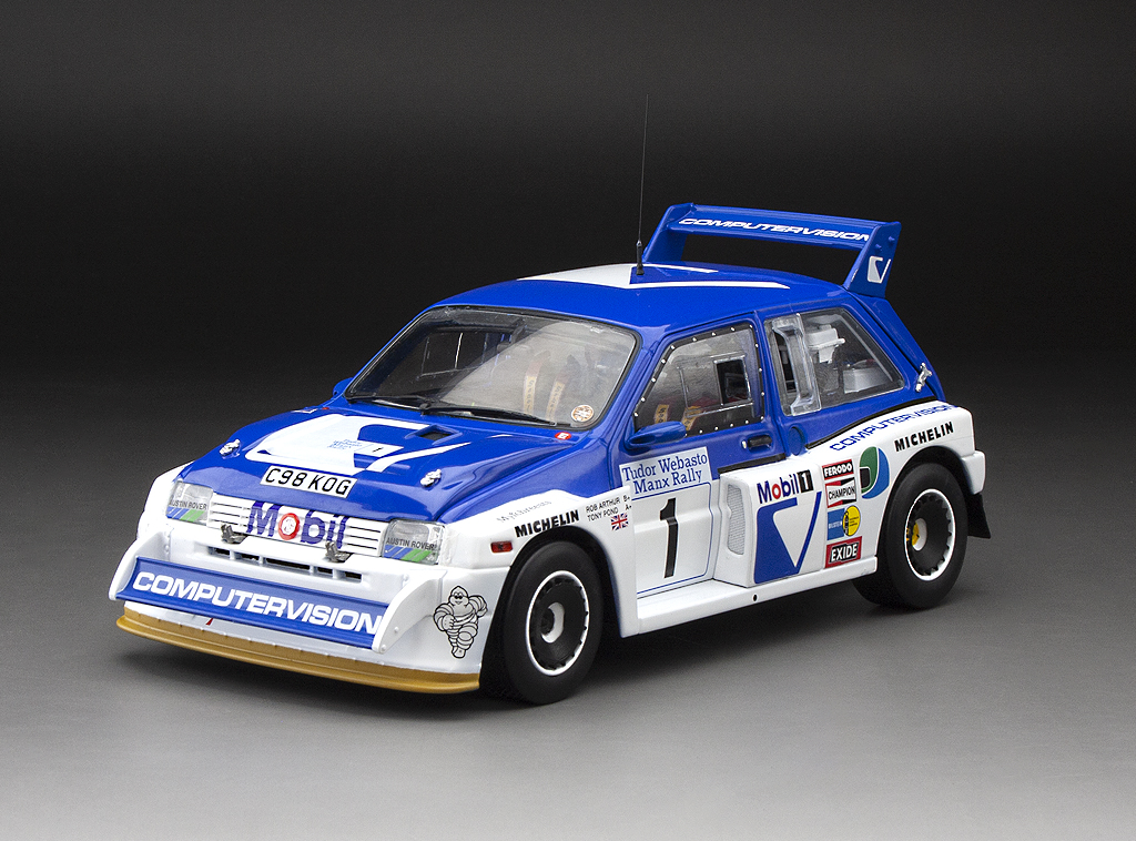 1:18 MG Metro 6R4 #1 Winner Manx International Rally T.Pond/R.Arthur (1986), blue / white - 5544