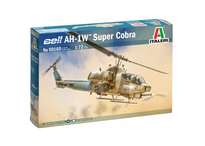 1:72 Сборная модель BELL Ah-1w Super Cobra Helicopter Usa Air Force 2001 - IT90160