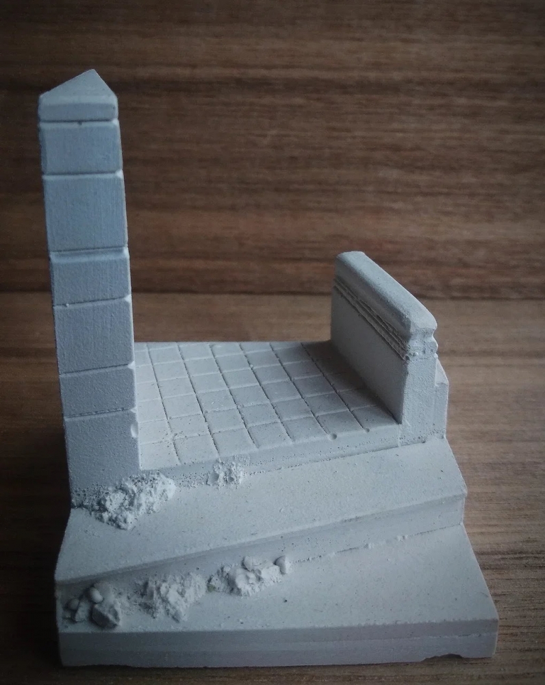 1:35 Фрагмент уличного прохода (не окрашен) - П06