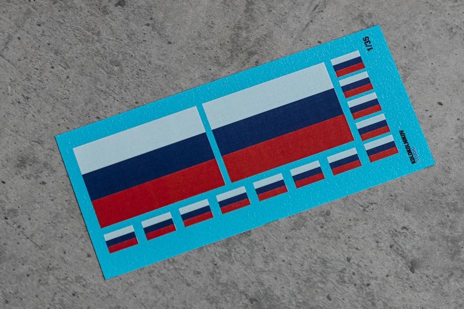 1:35 Декаль Флаги России - KS_DC135003