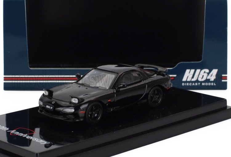 1:64 MAZDA Efini Rx-7 (fd3s) Type Rs-r (2002), black - HJ644007BBK