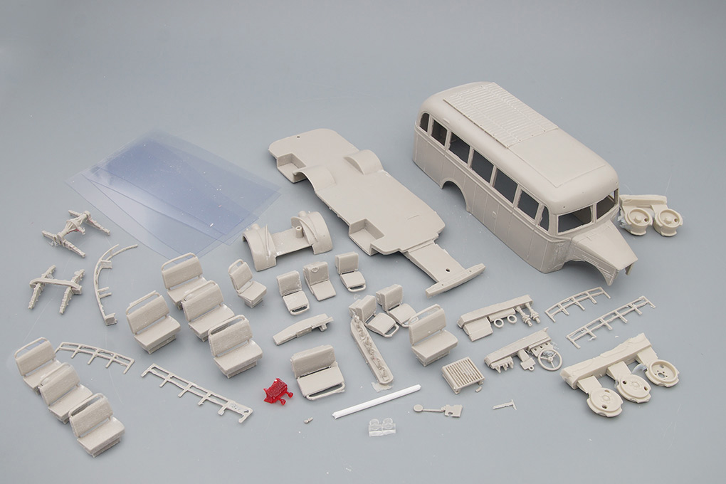 1:43 Сборная модель Автобус ТА-1 Тарту - UM-K048