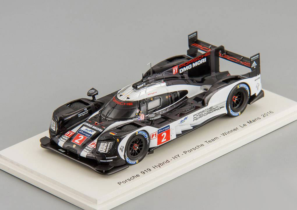 1:43 Porsche 919 Hybrid #2 LMP1 HY Winner Porsche Team R. Dumas - N. Jani - M. Lieb - 43LM16