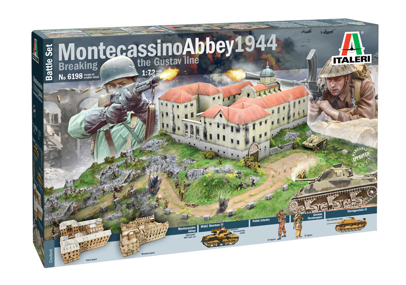 1:72 Сборная модель MONTECASSINO 1944 - 6198
