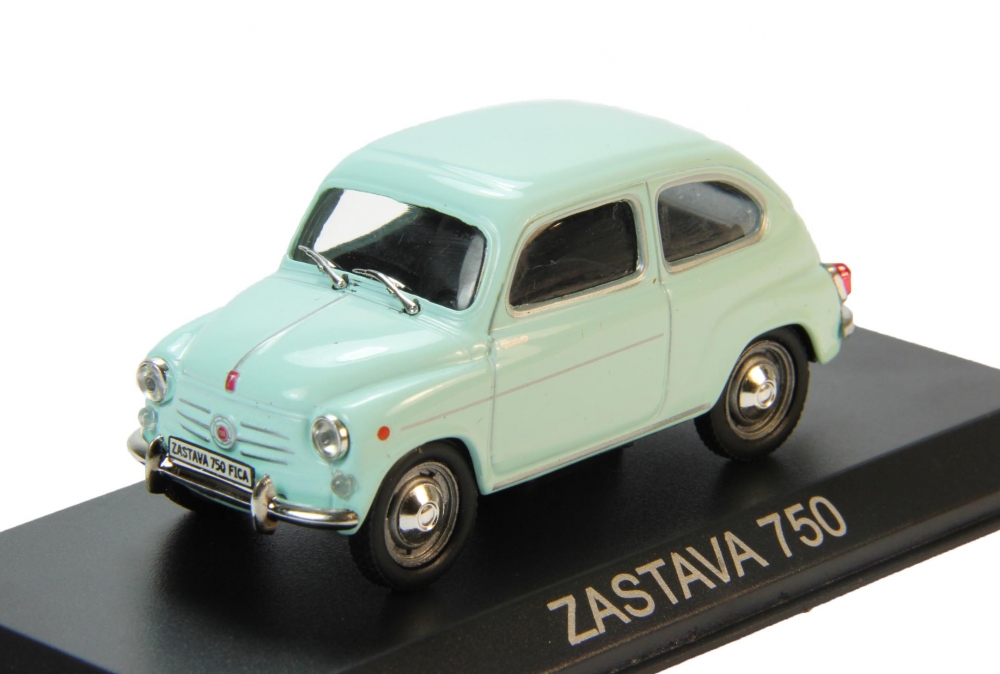1:43 ZASTAWA 750, Автолегенды СССР 178, светло-голубой - AL178