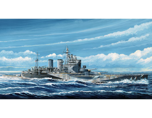 1:700 Сборная модель Линкор HMS 'Ренаун' 1945 г. - 05765
