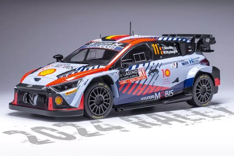 1:18 HYUNDAI i20 N Rally1 №11 - Rallye Monte-Carlo (2024) Neuville - Wydaeghe - 18RMC194