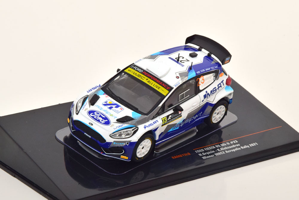 1:43 FORD Fiesta R5 MK2 Winner WRC2 Rally Acropolis, Gryazin/Aleksandrov (2021) - RAM815