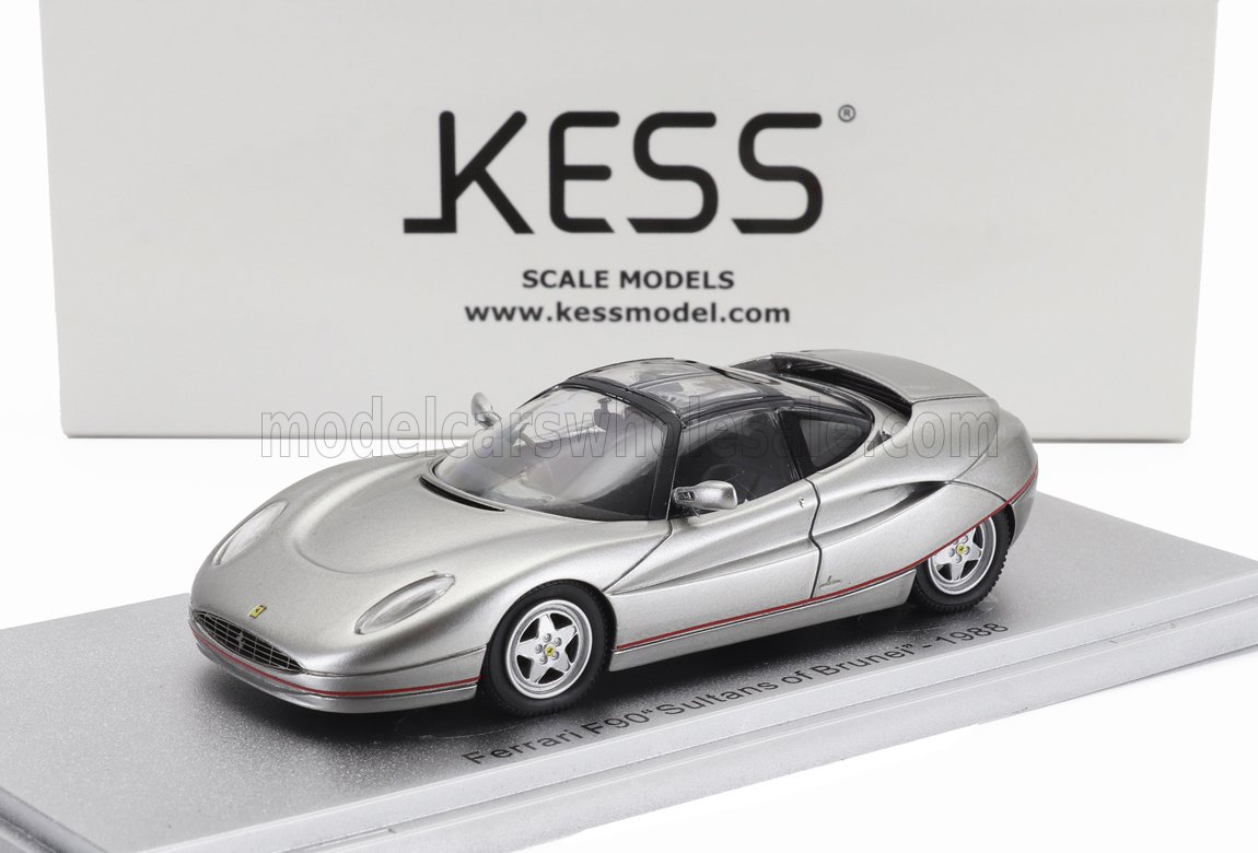 1:43 FERRARI F90 Pininfarina (1988) - Personal Car Sultan Of Brunei, Silver - KE43056242
