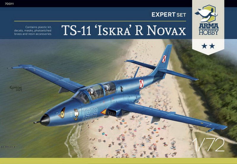 1:72 Сборная модель TS-11 Iskra R Novax Expert Set - AH70011