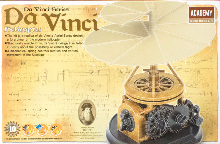 Сборная модель вертолет Da Vinci Helicopter - 18159